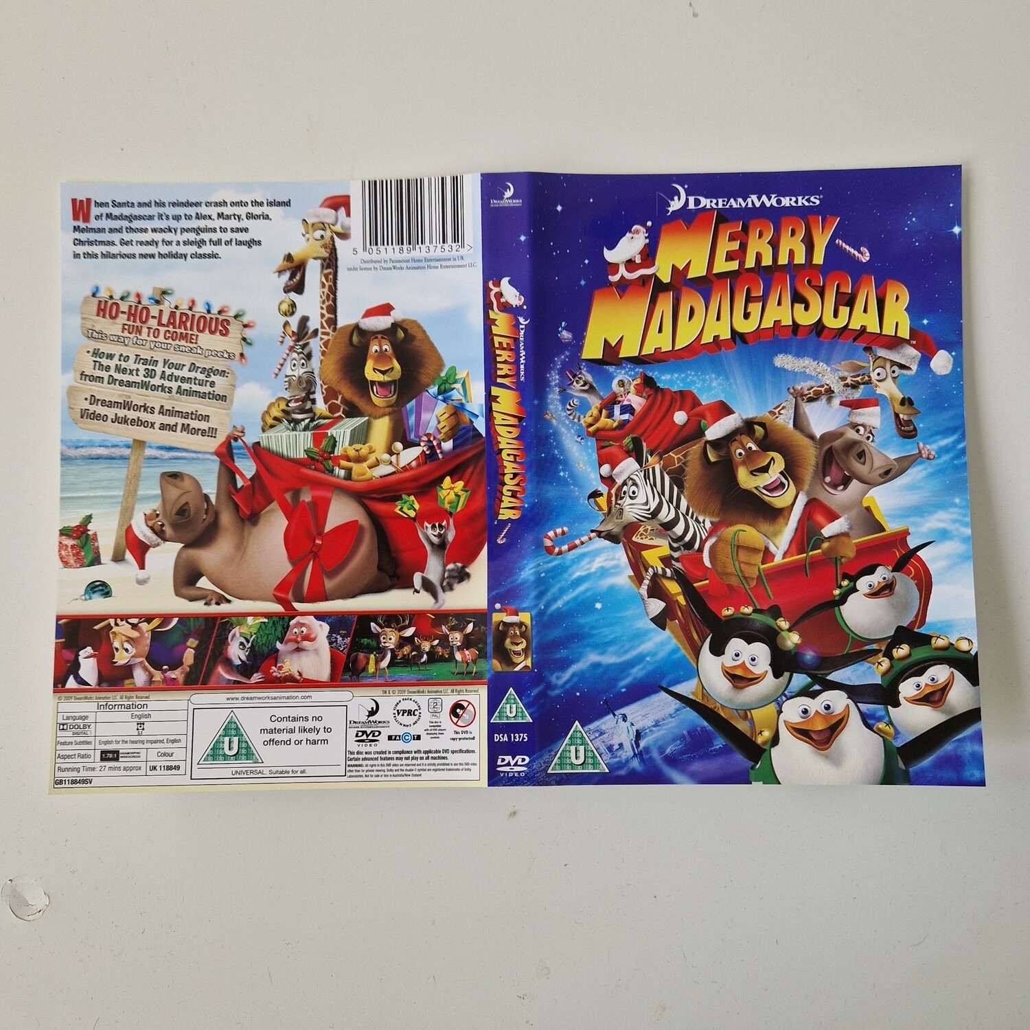 Christmas DVD notebooks -  comes with book corners