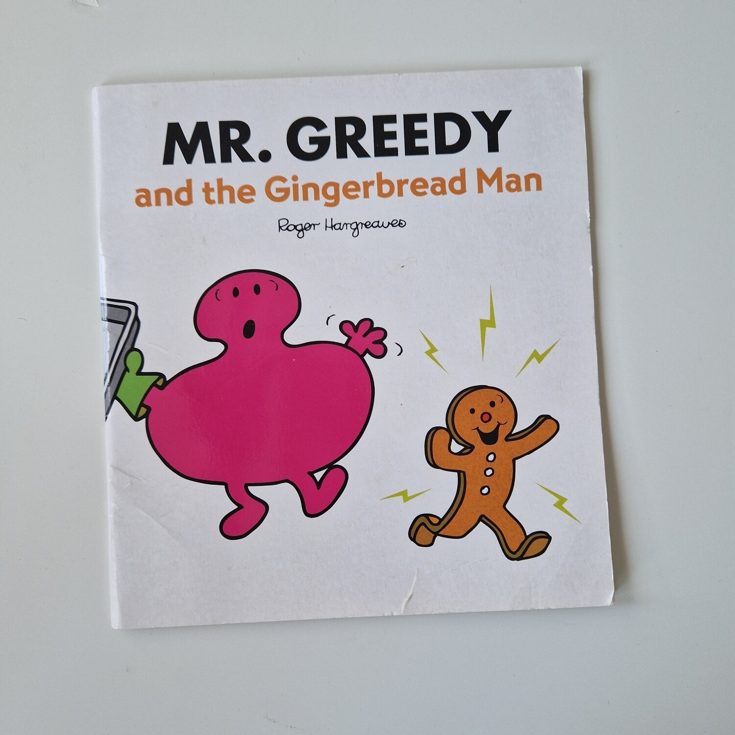 Mr Greedy and the Gingerbread Man Notebook - made from a paperback book