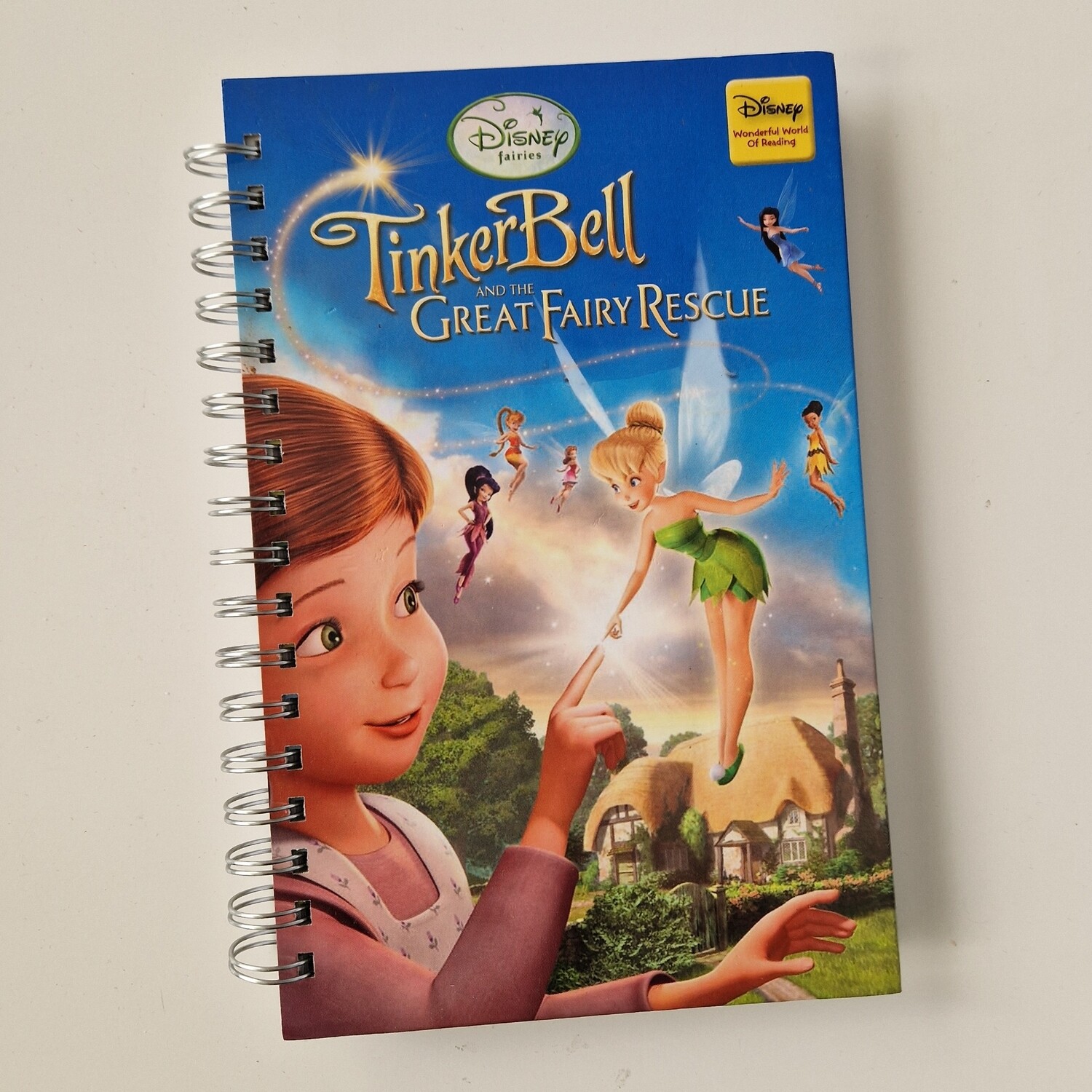 Tinkerbell Plain Paper Notebook - Ready to ship