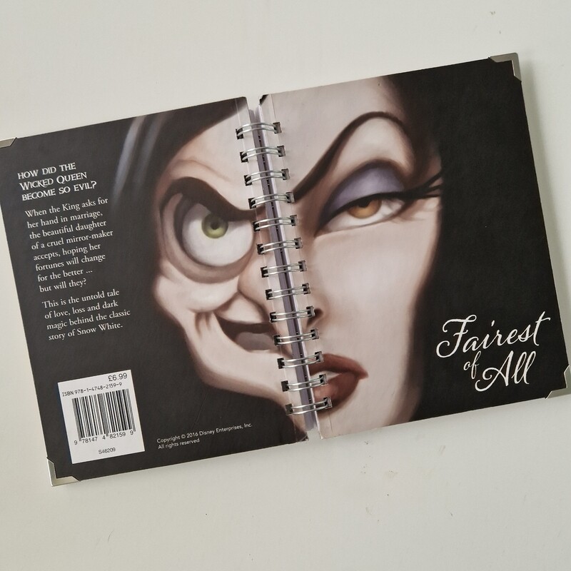 Fairest of All Snow White lined  paper Notebook - made from a paperback book, READY TO SHIP