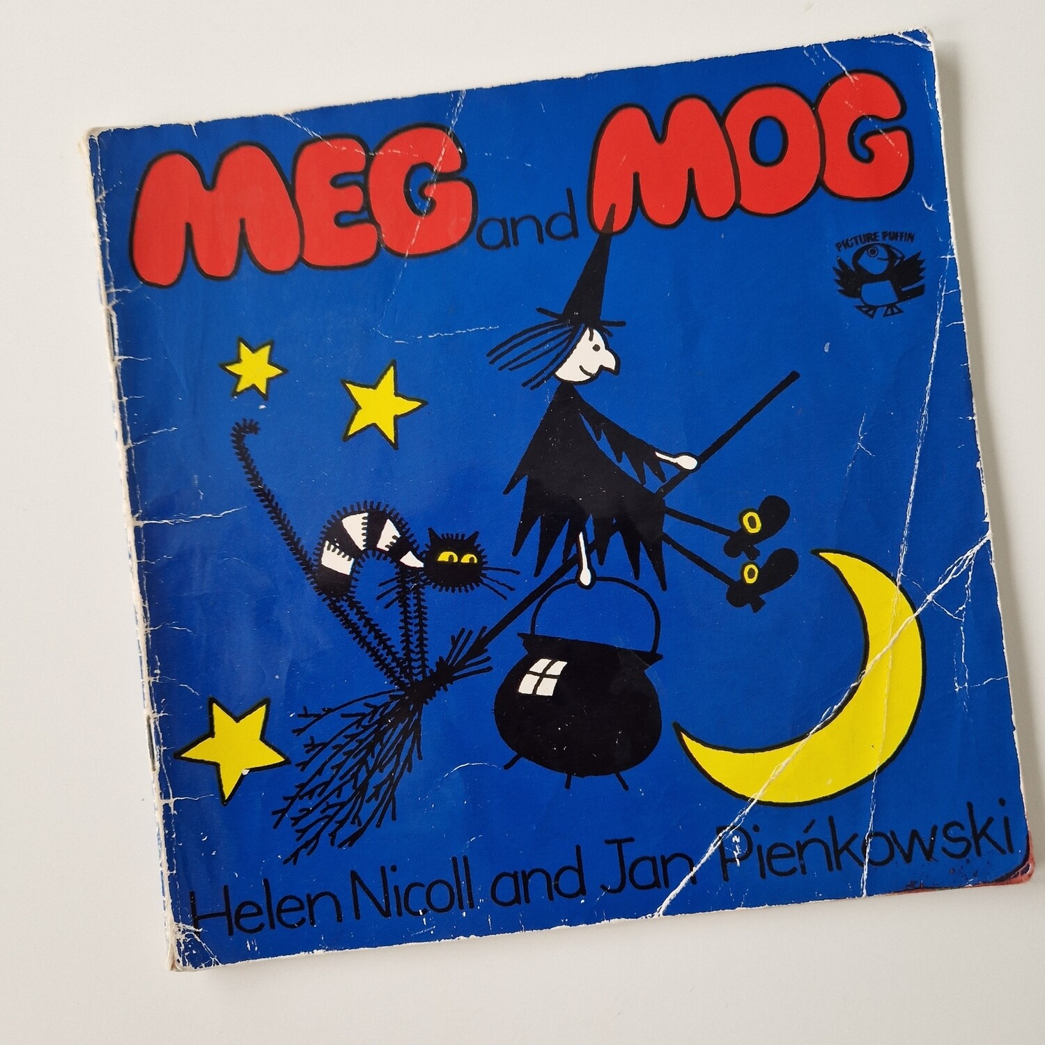 Meg and Mog Notebook - made from a paperback book