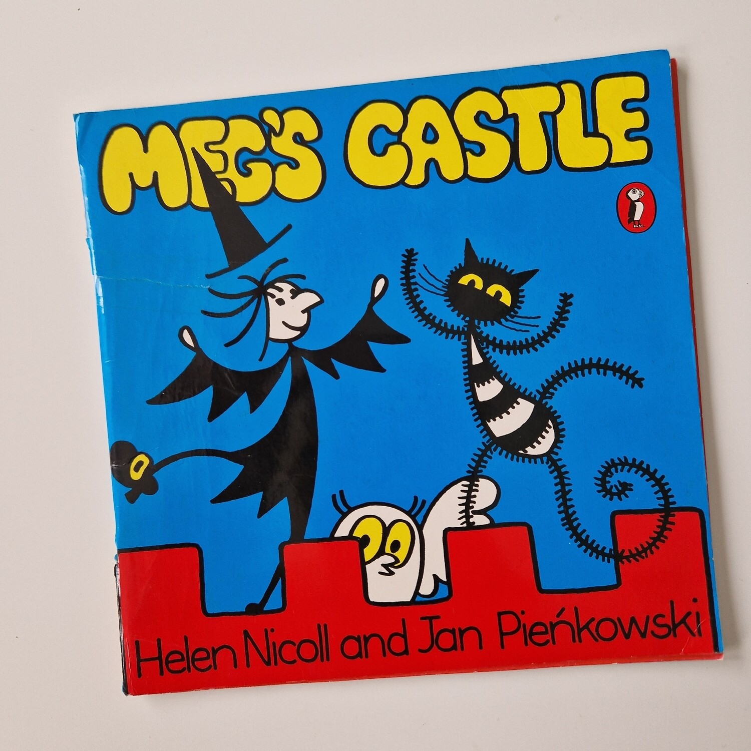 Meg & Mog - Meg's Castle Notebook - made from a paperback book