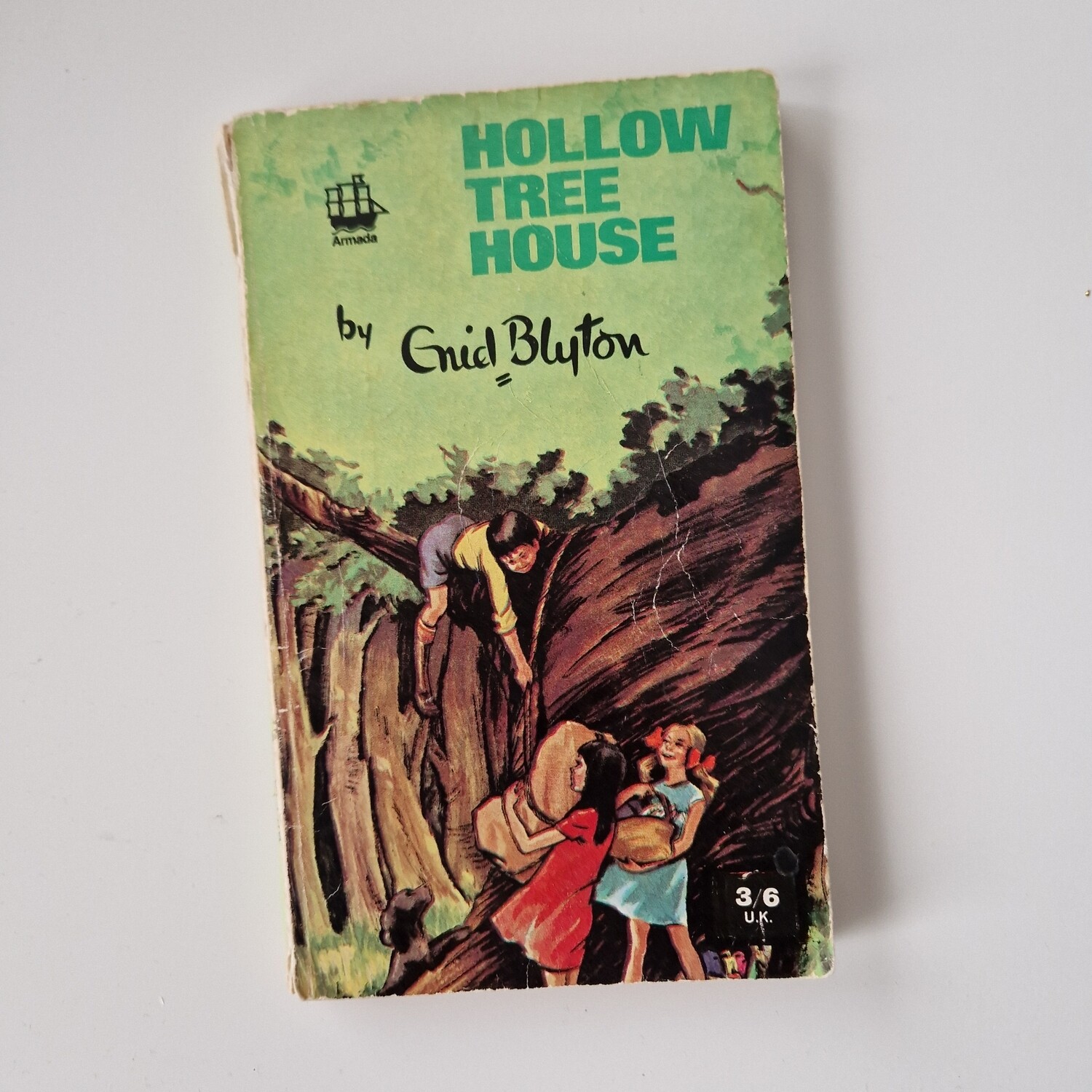 Enid Blyton Hollow Tree House, 1966 Notebook - made from a paperback book
