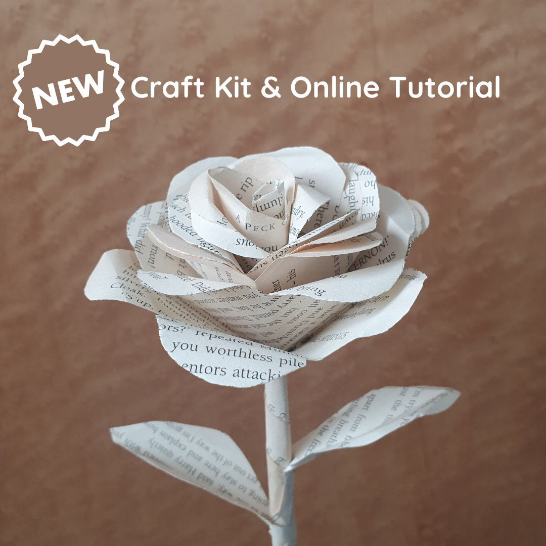 NEW! Paper Rose Craft Club Kit & Online Tutorial