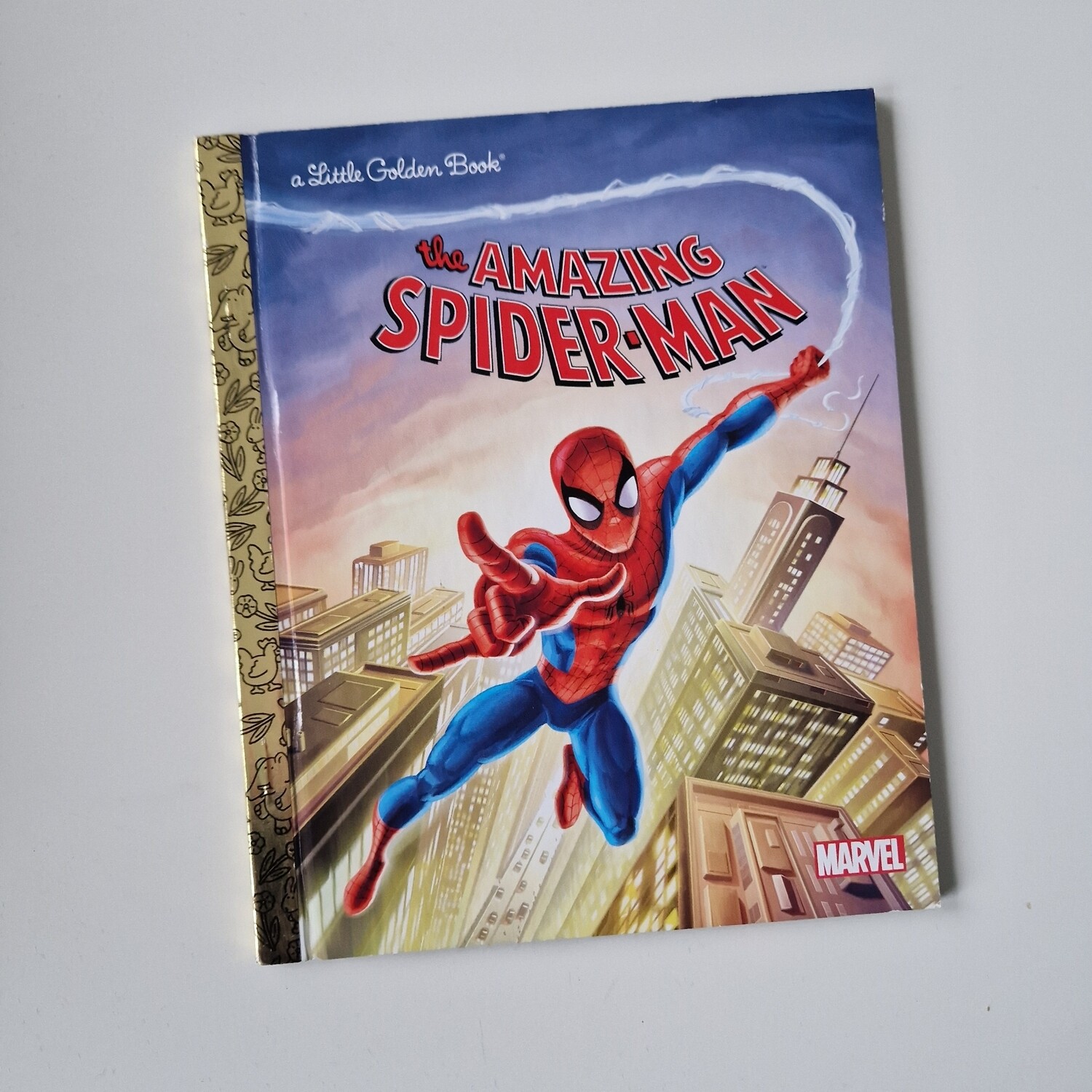 The Amazing Spiderman Notebook - board book will come with metal book corners included