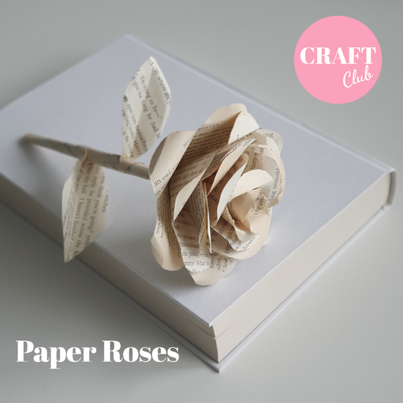 Paper Rose Workshop,  Thursday 16 October, 7 - 9pm at Retro from Scratch HQ, Romford