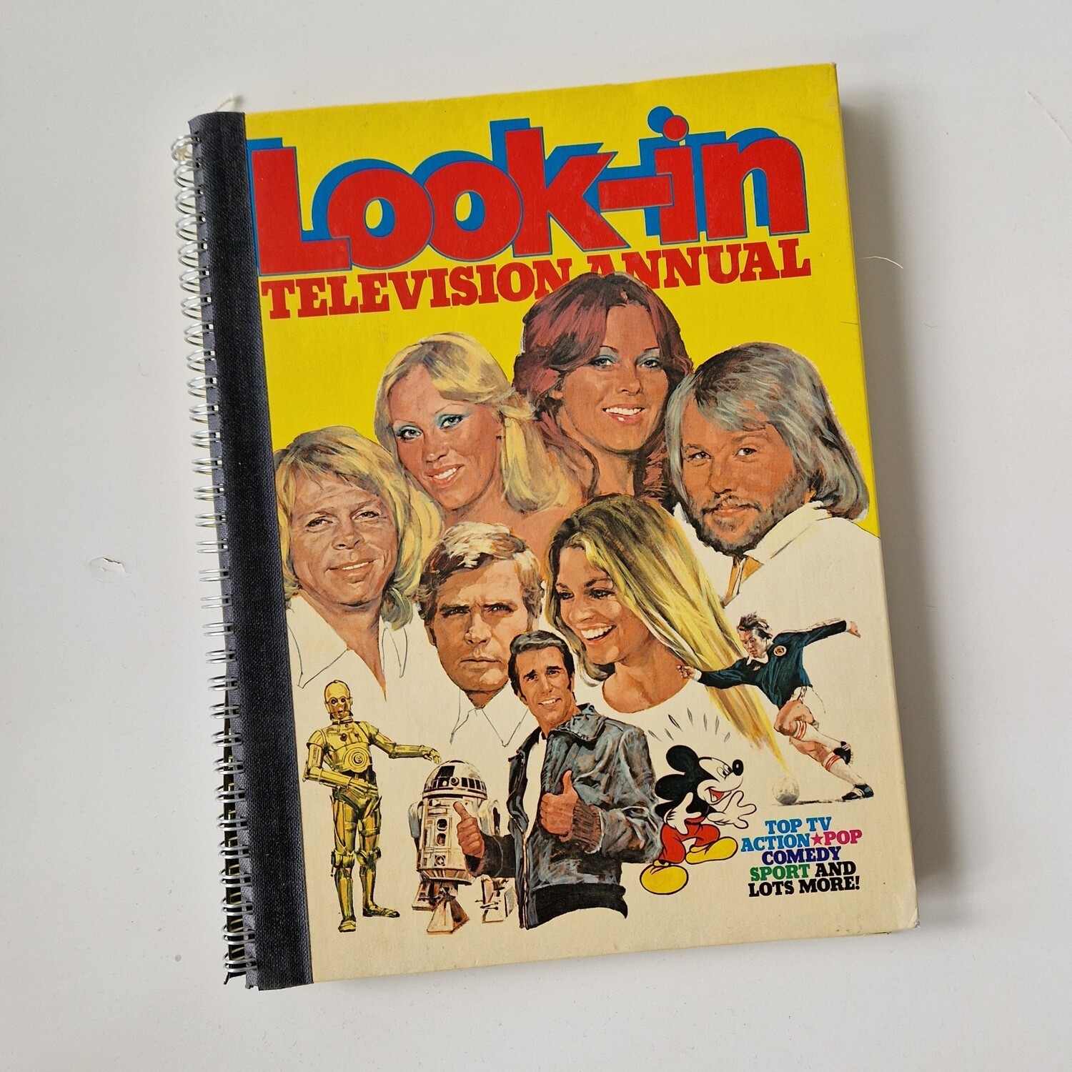 Look-In TV Annual, Abba, Star Wars, Happy Days - no original book pages, 1970s