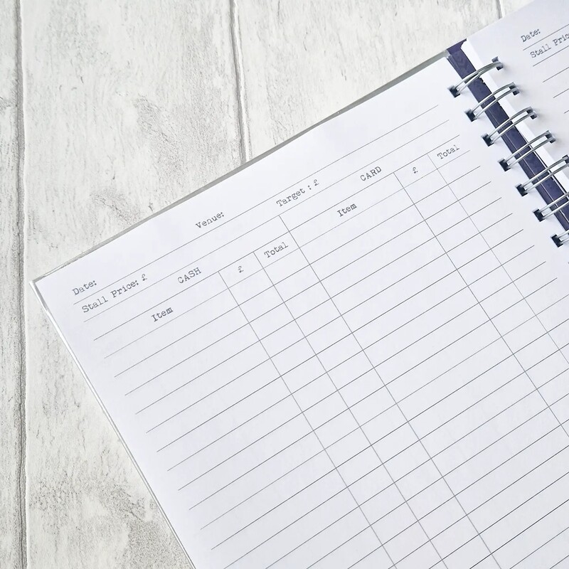 Trader&#39;s Sales Book / Craft Fairs / Fayres / - for small businesses