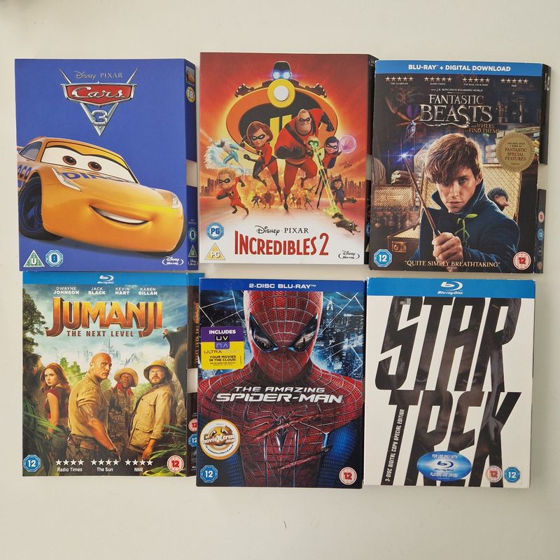 Blu-Ray notebooks -  made with metal book corners