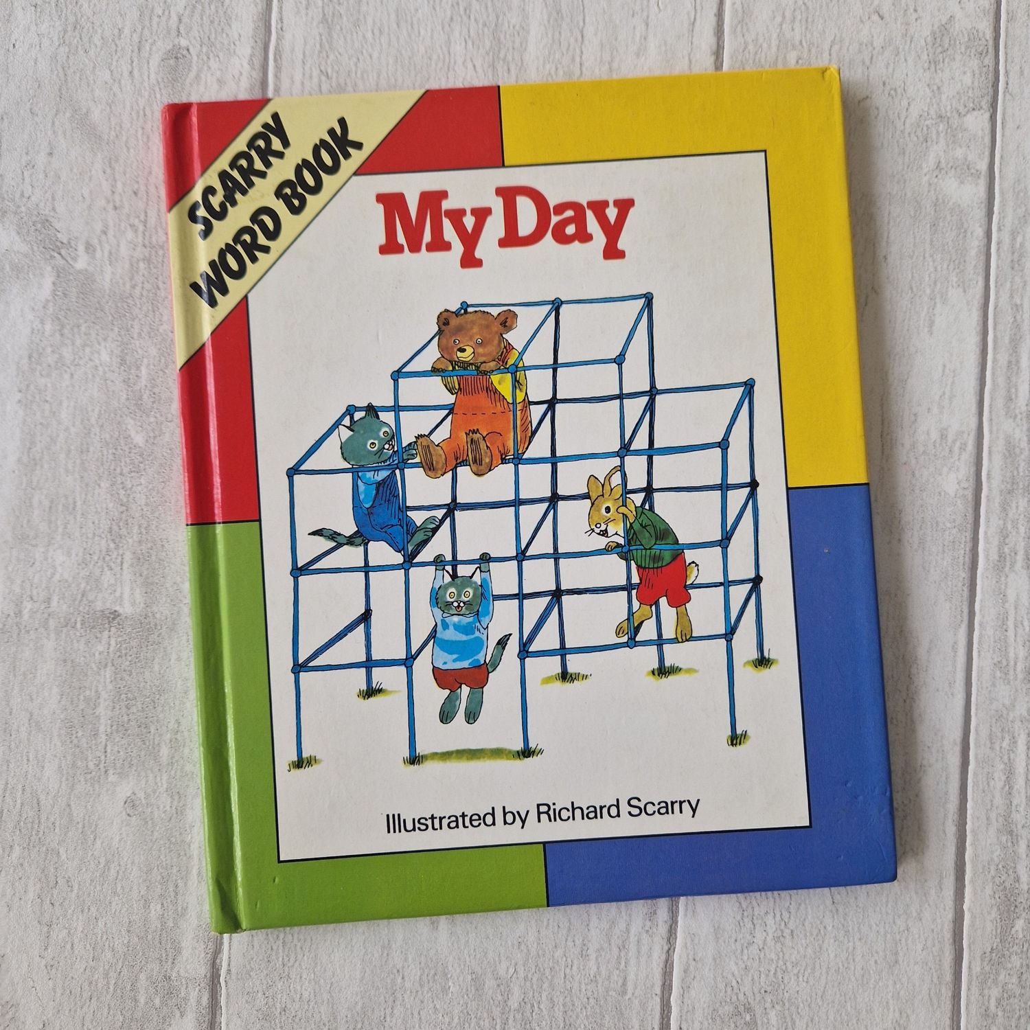 My Day - Richard Scarry, playground, climbing frame 1986
