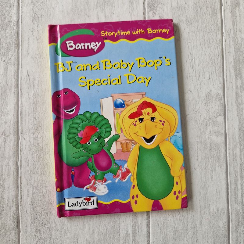 Barney - BJ And Baby Bops Special Day Ladybird Book - Dinosaur 1995