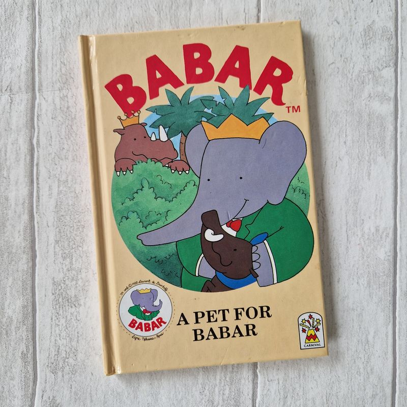 Babar Elephant - A Pet for Babar 1990