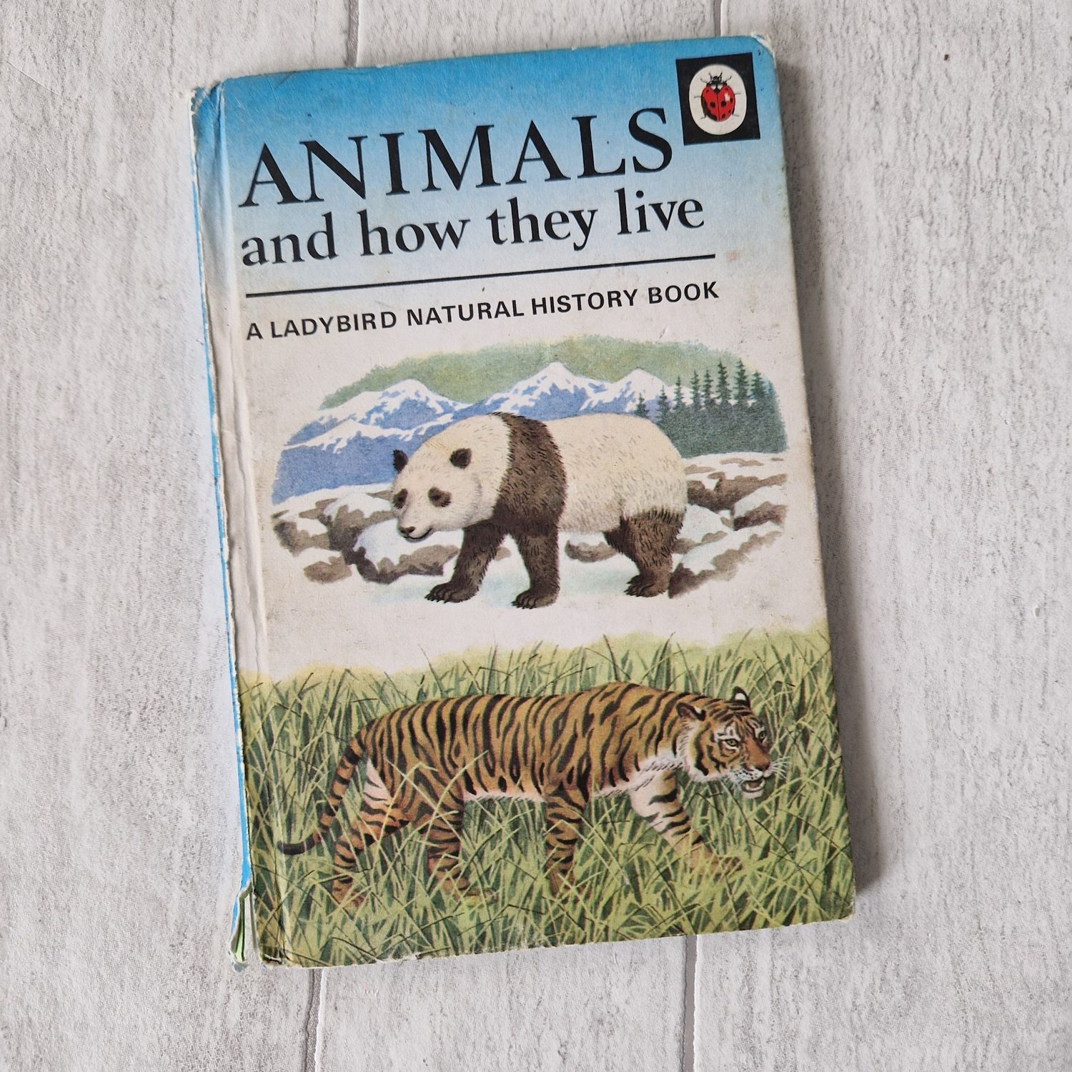 Animals and How They Live Ladybird Book Panda Tiger