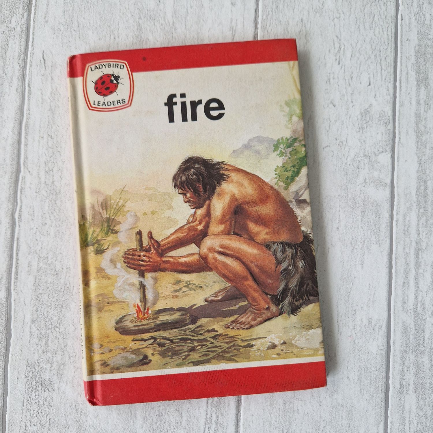 Fire Ladybird Book caveman