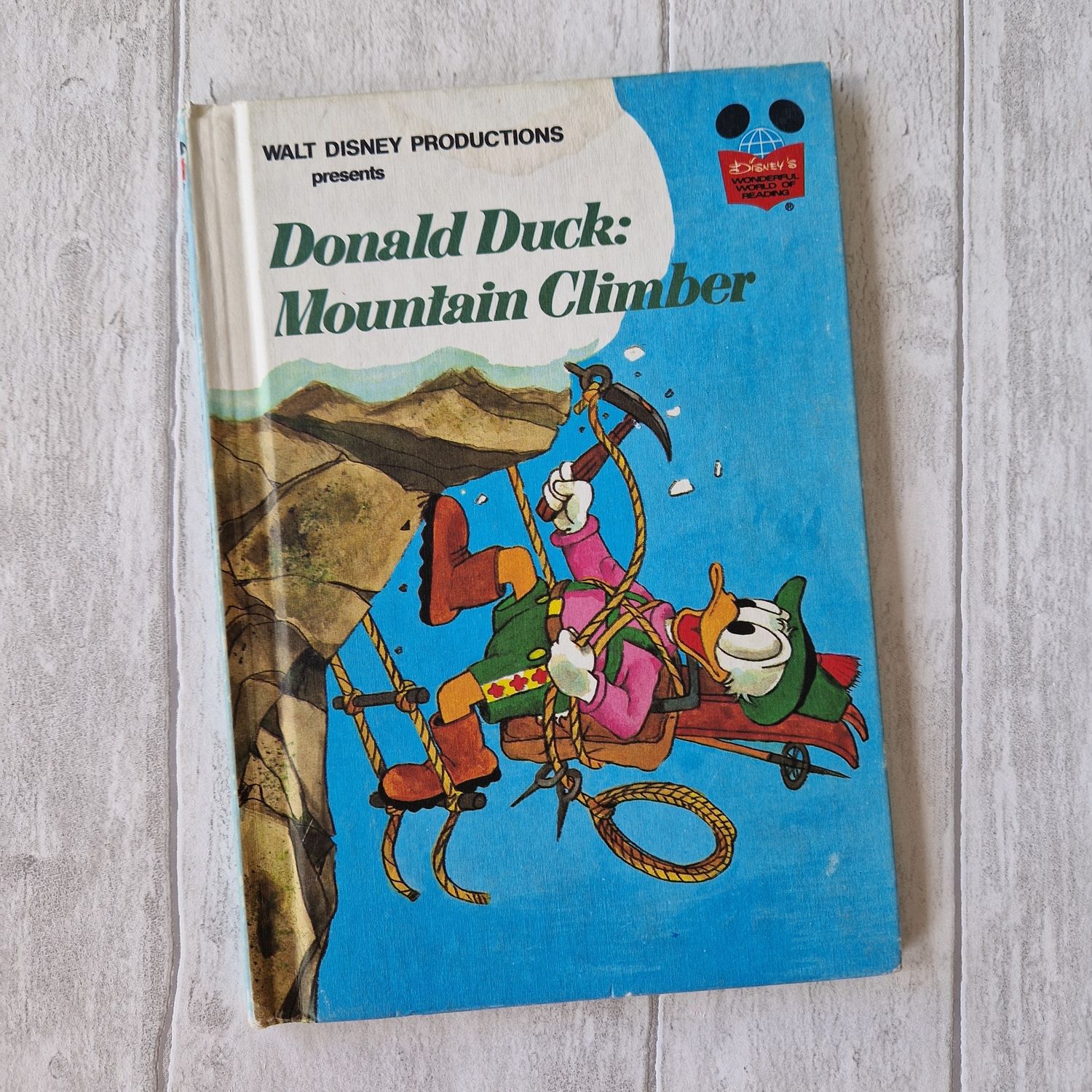 Donald Duck Mountain Climber Notebook
