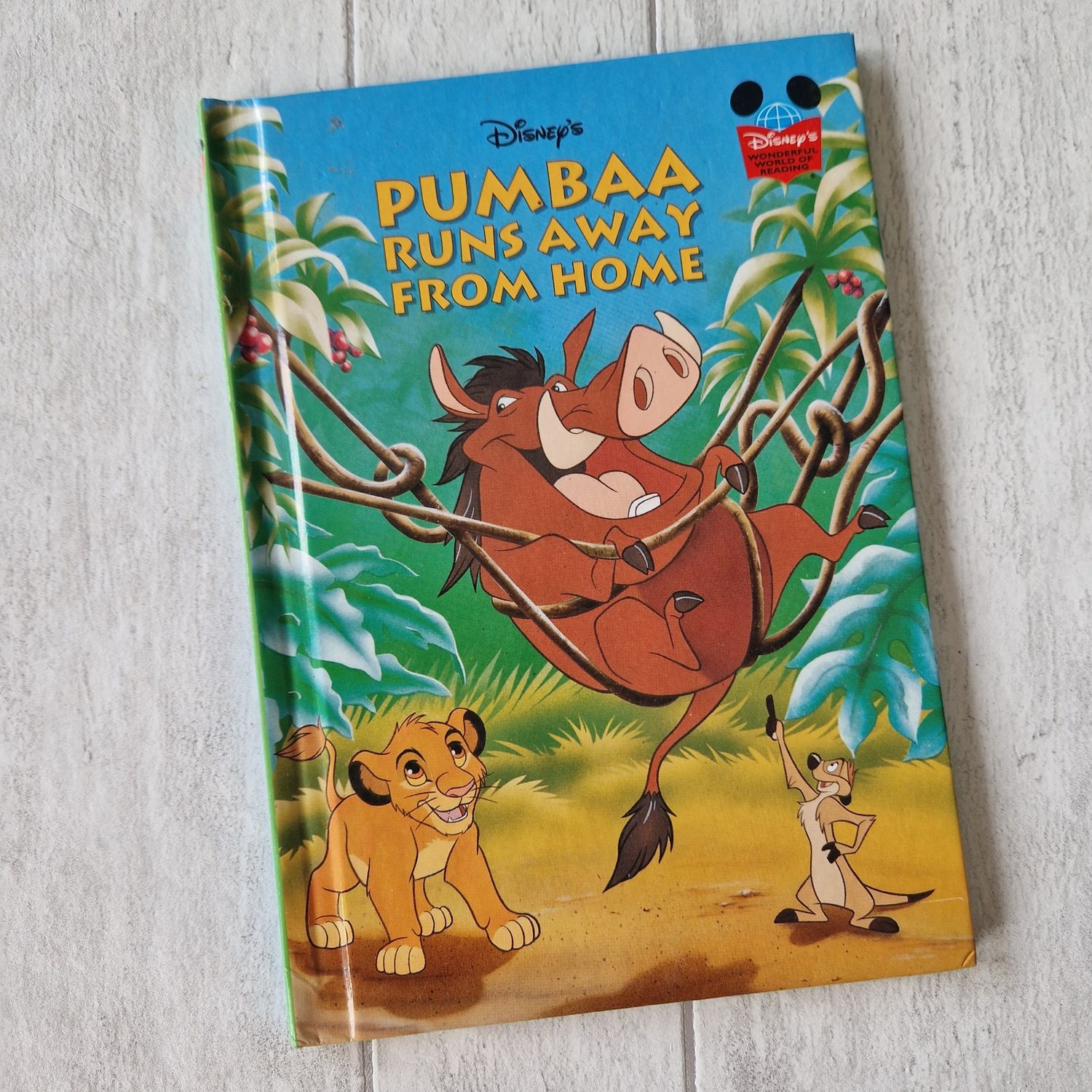Lion King Pumbaa Runs Away from Home Notebook