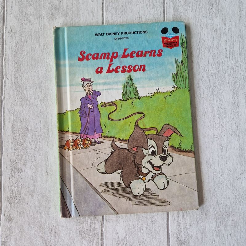 Scamp Learns a Lesson Notebook Lady and the Tramp