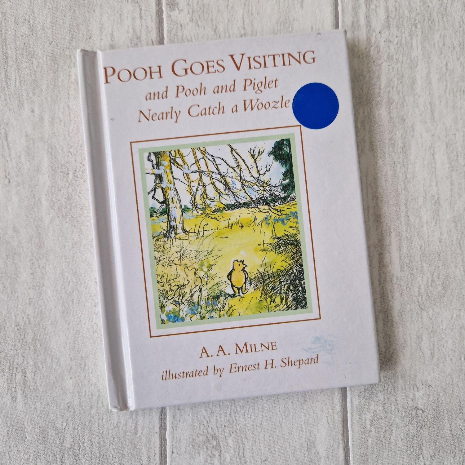 Winnie the Pooh - Small Notebooks - choose from a selection, Book Cover: 2 - Pooh Goes Visiting and nearly catch a Woozle