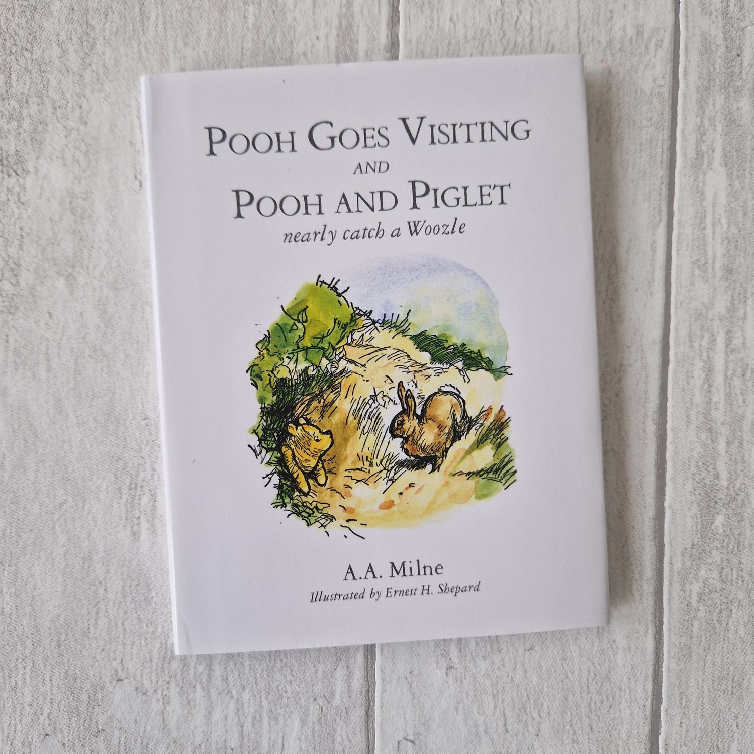 Winnie the Pooh - Small Notebooks - choose from a selection, Book Cover: 2 - Pooh Goes Visiting and nearly catch a Woozle