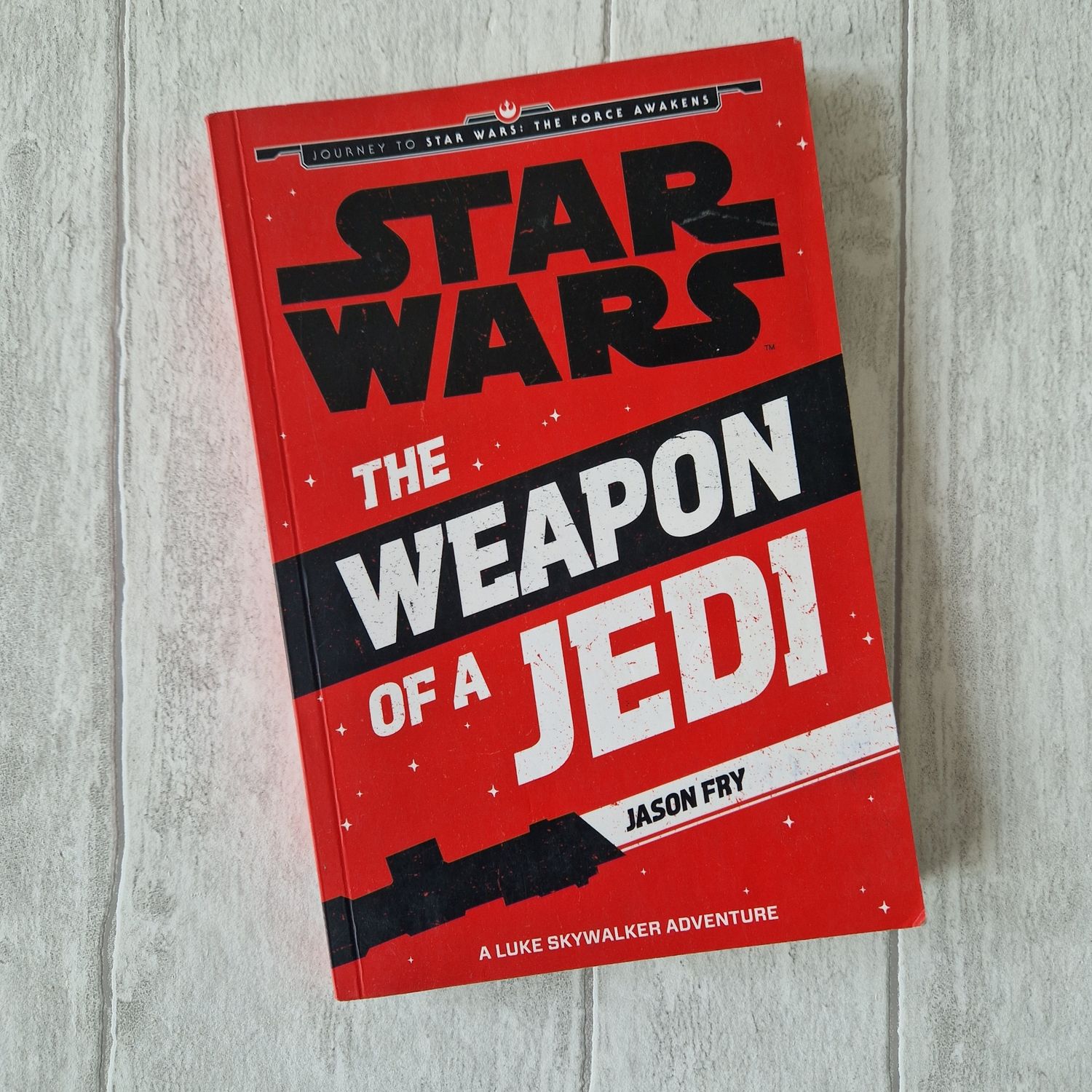 Star Wars - The Weapon of a Jedi - made from a paperback book