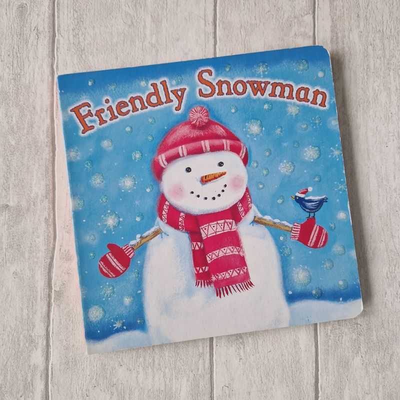 Friendly Snowman - comes with metal Book corners