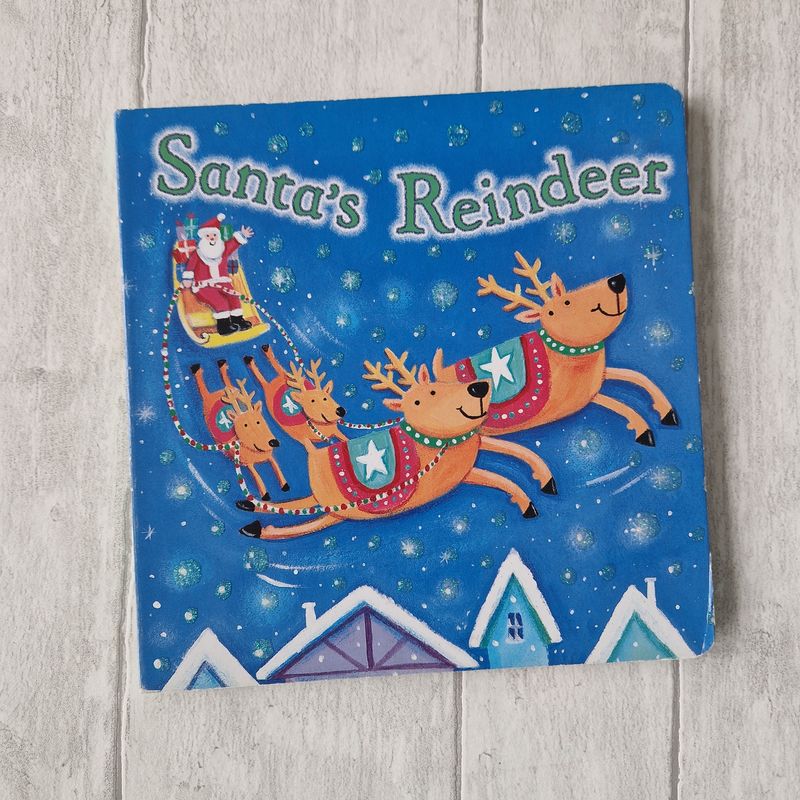 Santa&#39;s Reindeer - comes with metal Book corners
