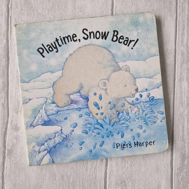 Playtime, Snow Bear! - comes with metal Book corners