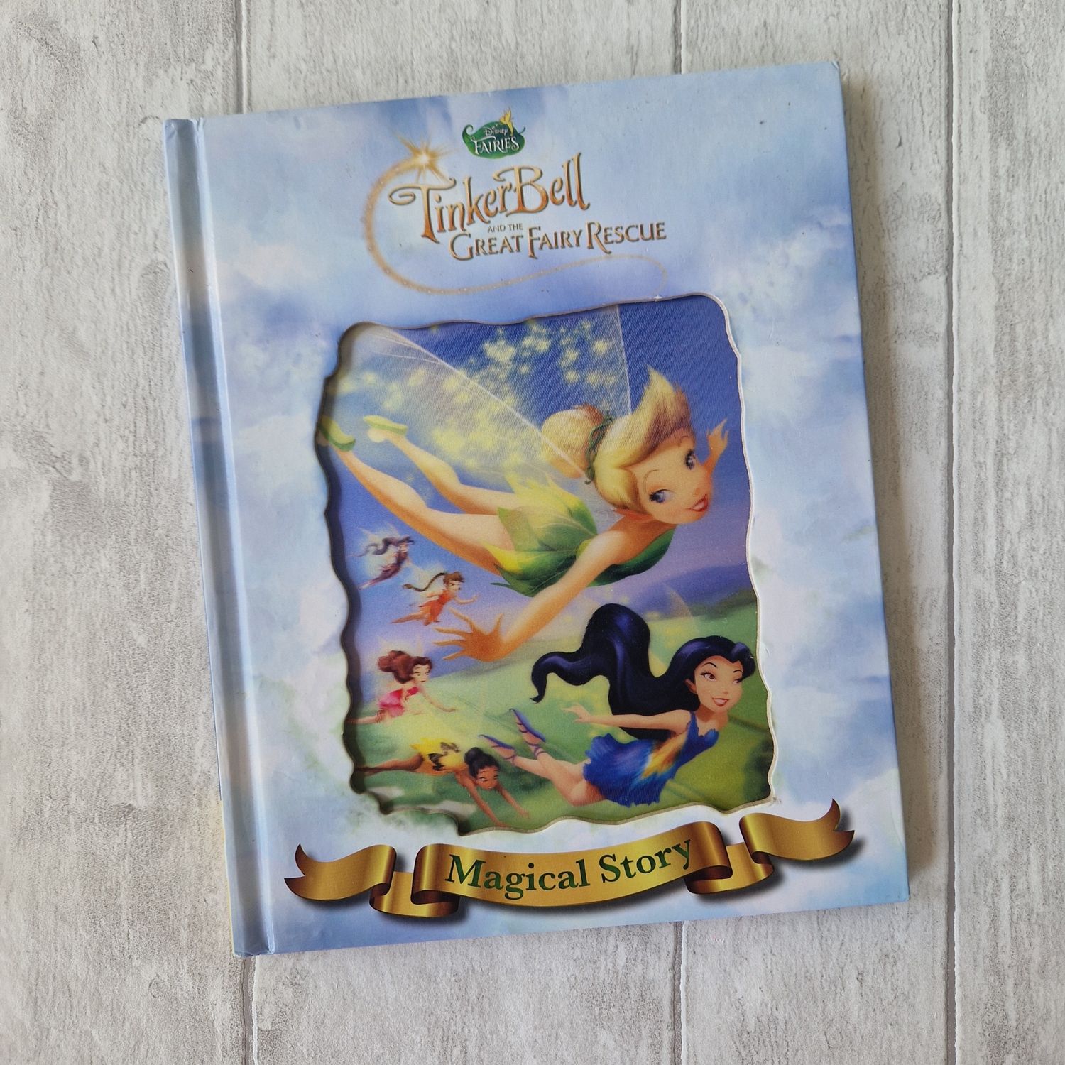 Tinkerbell Great Fairy Rescue  - hologram / lenticular print cover