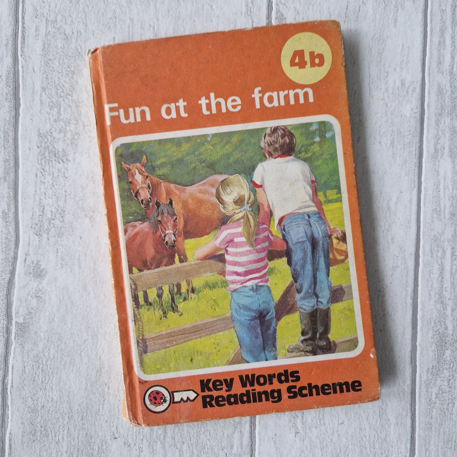Fun at the Farm 4b Ladybird Book - Peter and Jane