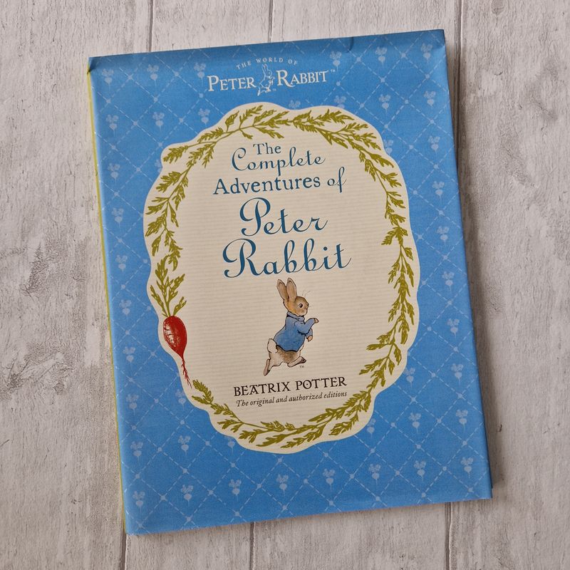 The Complete Adventures of Peter Rabbit- made from a dust jacket