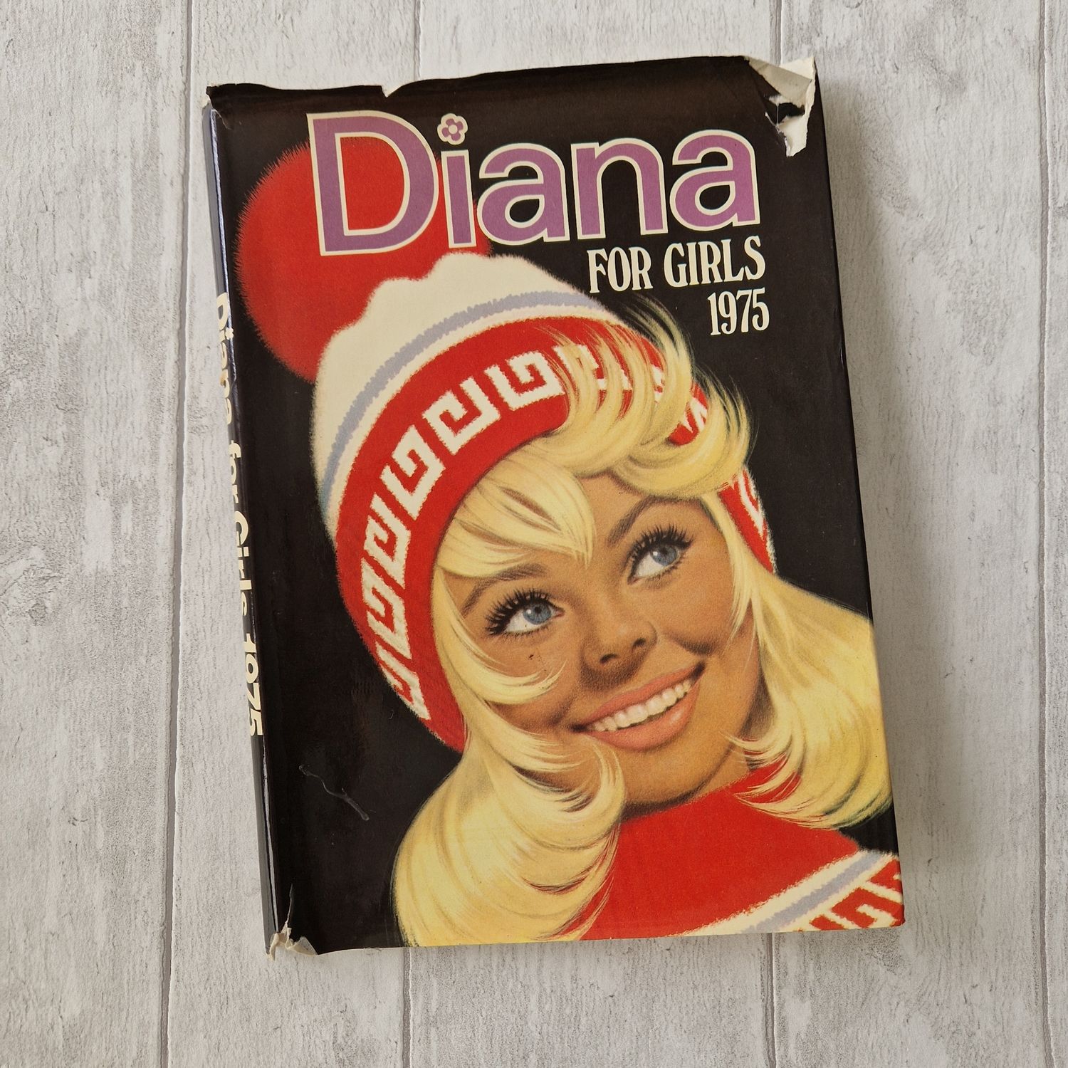 Diana for Girls 1975 - made from a dust jacket