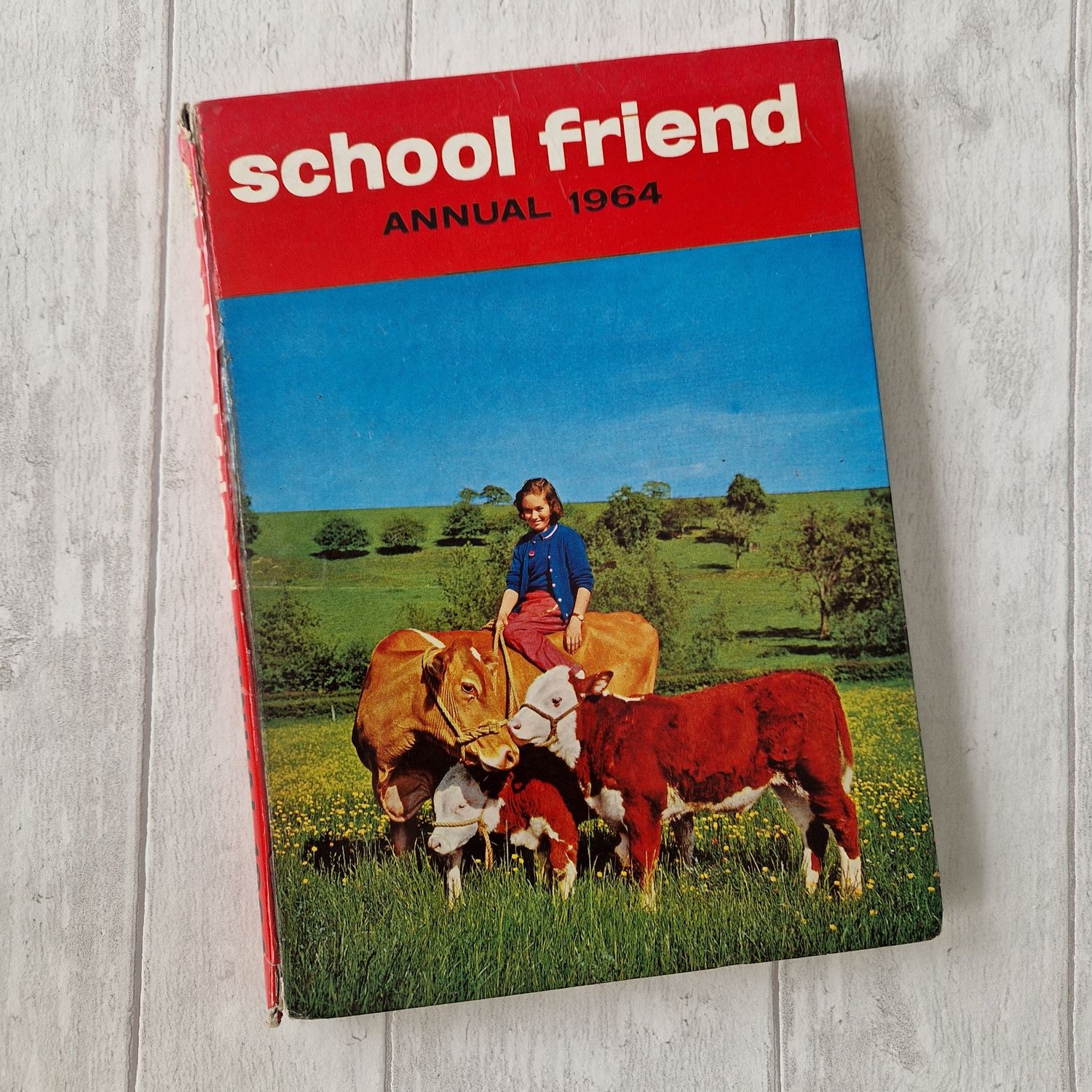 School Friend Annual 1964 - cows farm