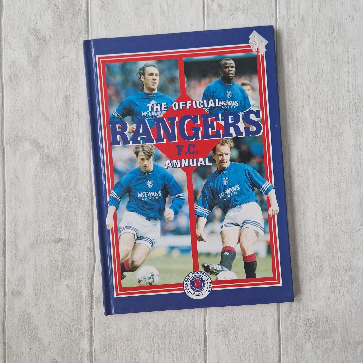 Rangers FC Annual Notebook Football 1995