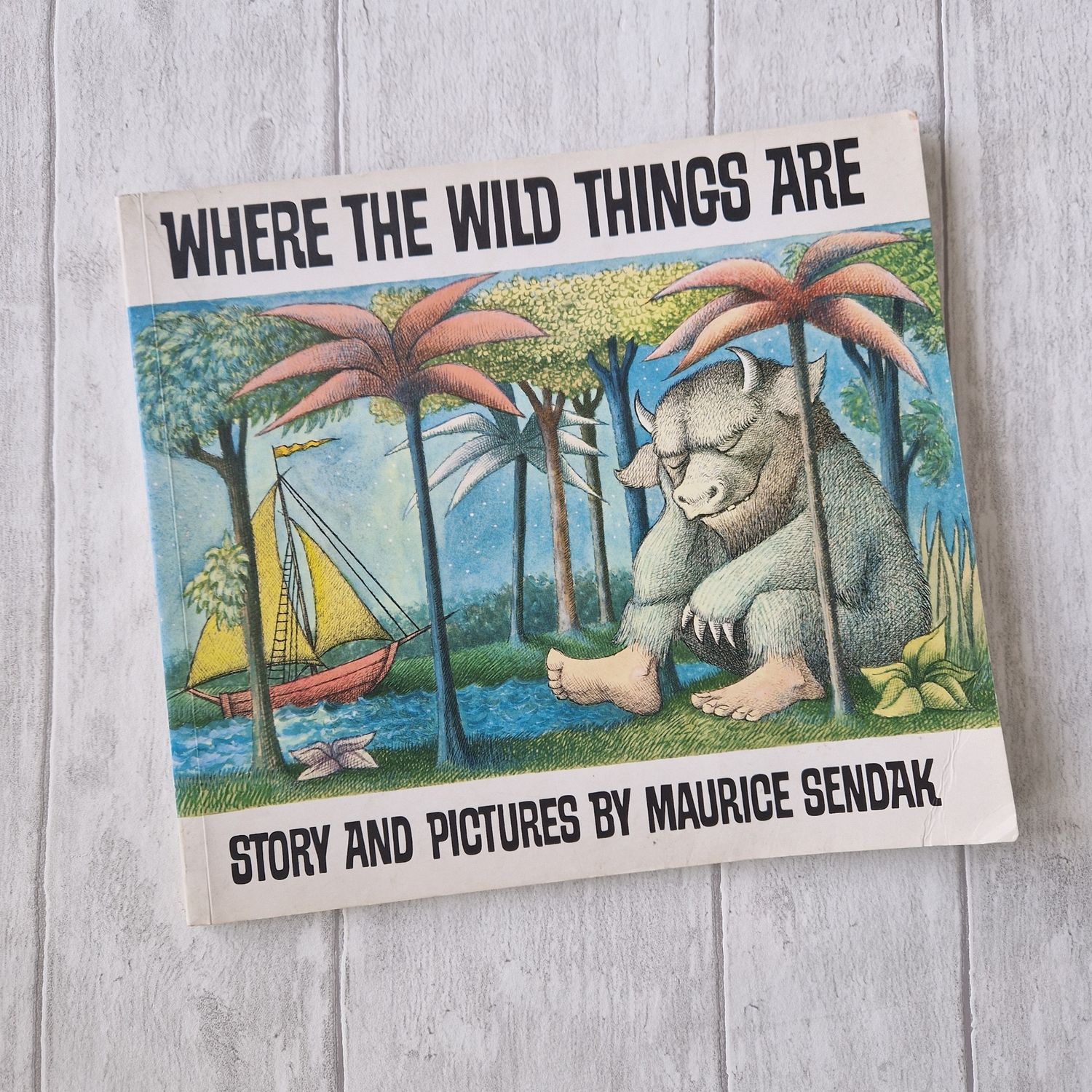 Where the Wild Things Are - made from a paperback book