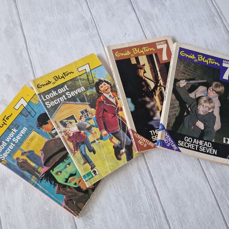 Enid Blyton - The Secret Seven - made from a paperback book