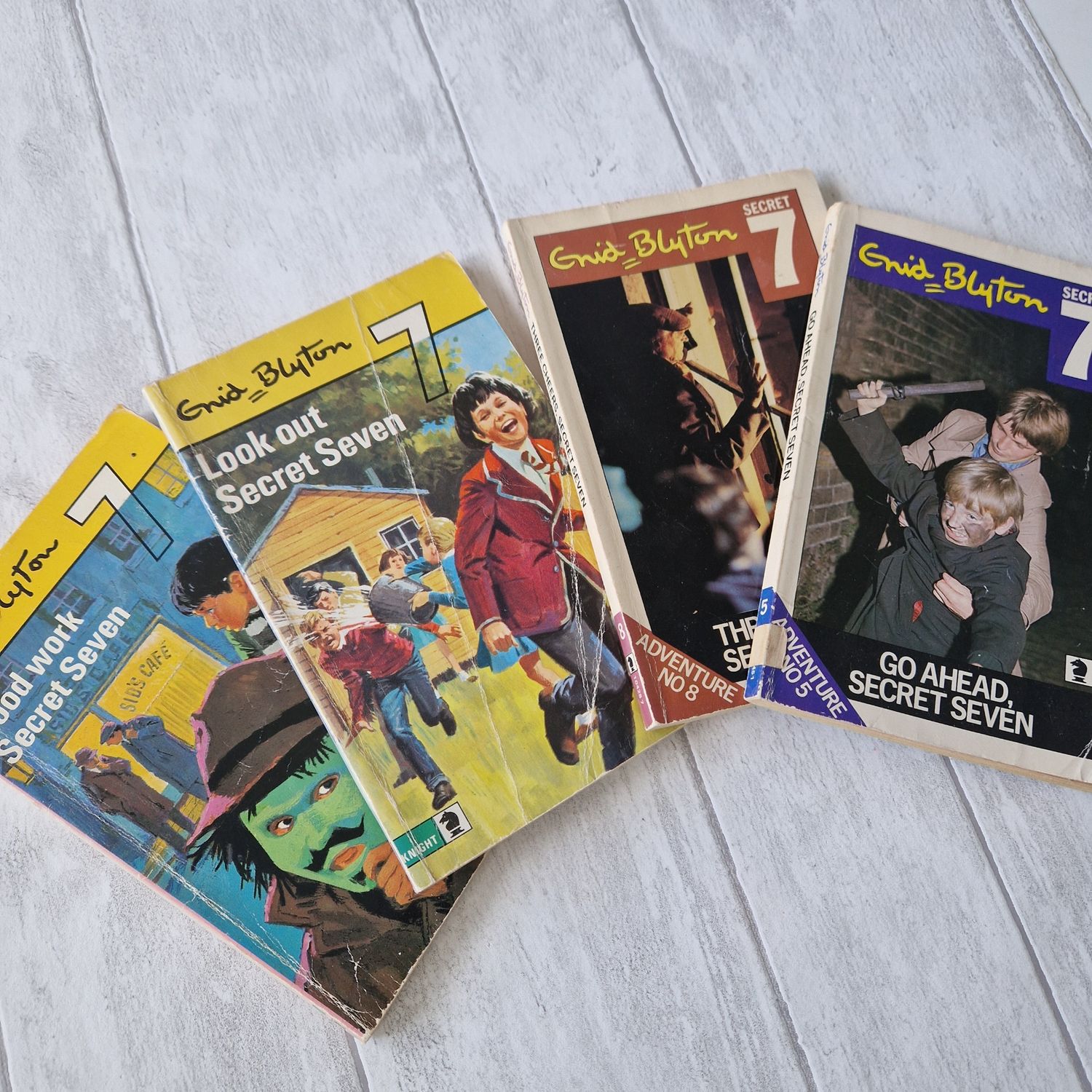 Enid Blyton - The Secret Seven - made from a paperback book
