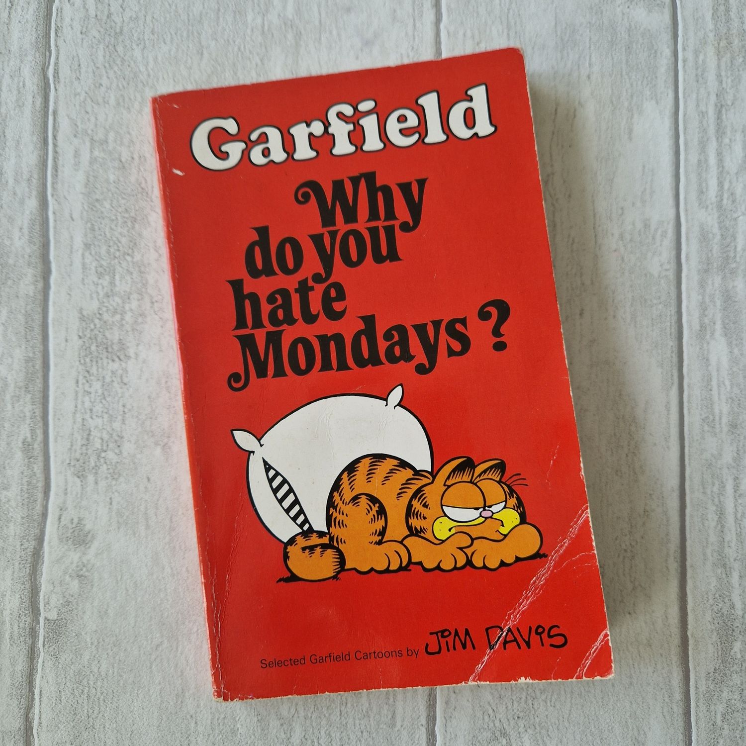 Garfield Why do you hate Mondays? 1987 - made from a paperback book
