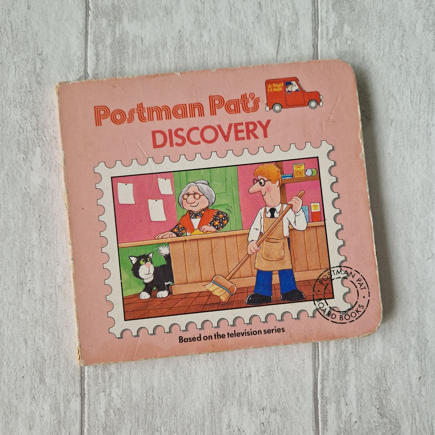 Postman Pat&#39;s Discovery 1995 - made from a Board Book
