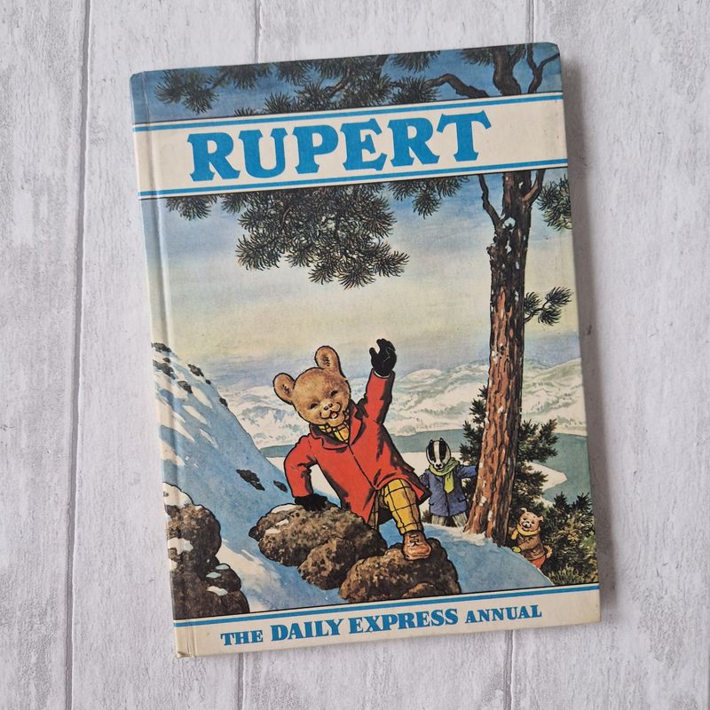 Rupert the Bear -  Snow 1970 mountain climbing