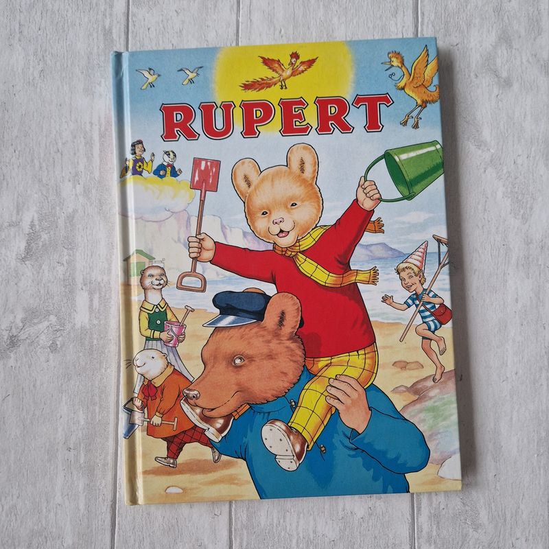 Rupert the Bear - Bucket and Spade, beach 1994