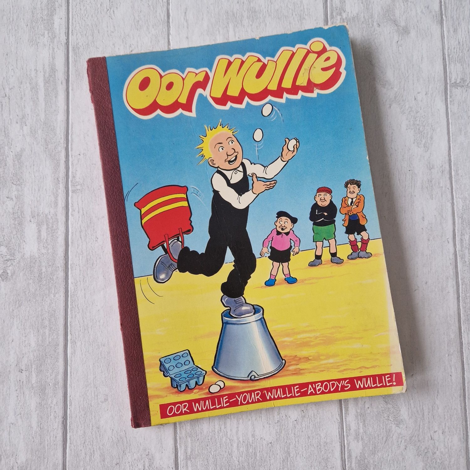 Oor Wullie -  made from a paperback book