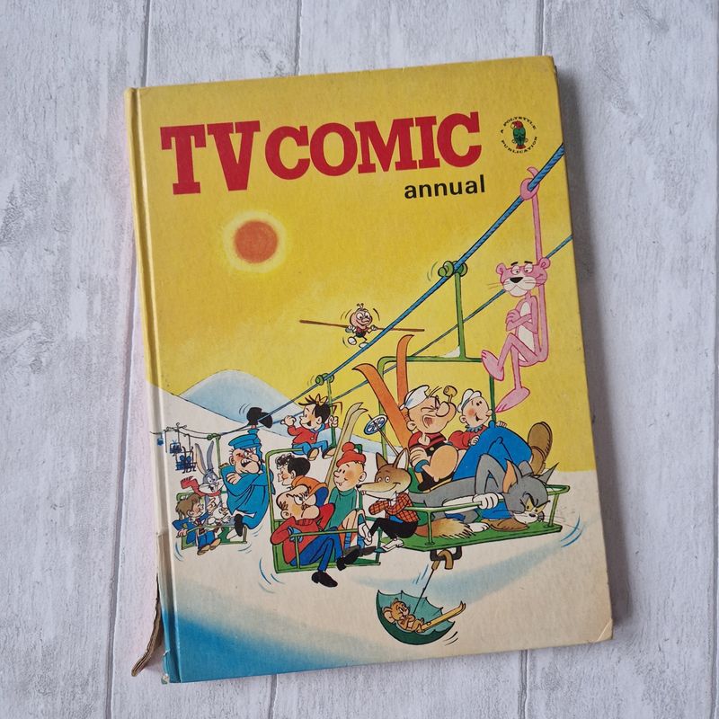 TV Comic Annual  1971 - Popeye, Pink Panther, Basil Brush, Tom and Jerry, Bugs Bunny