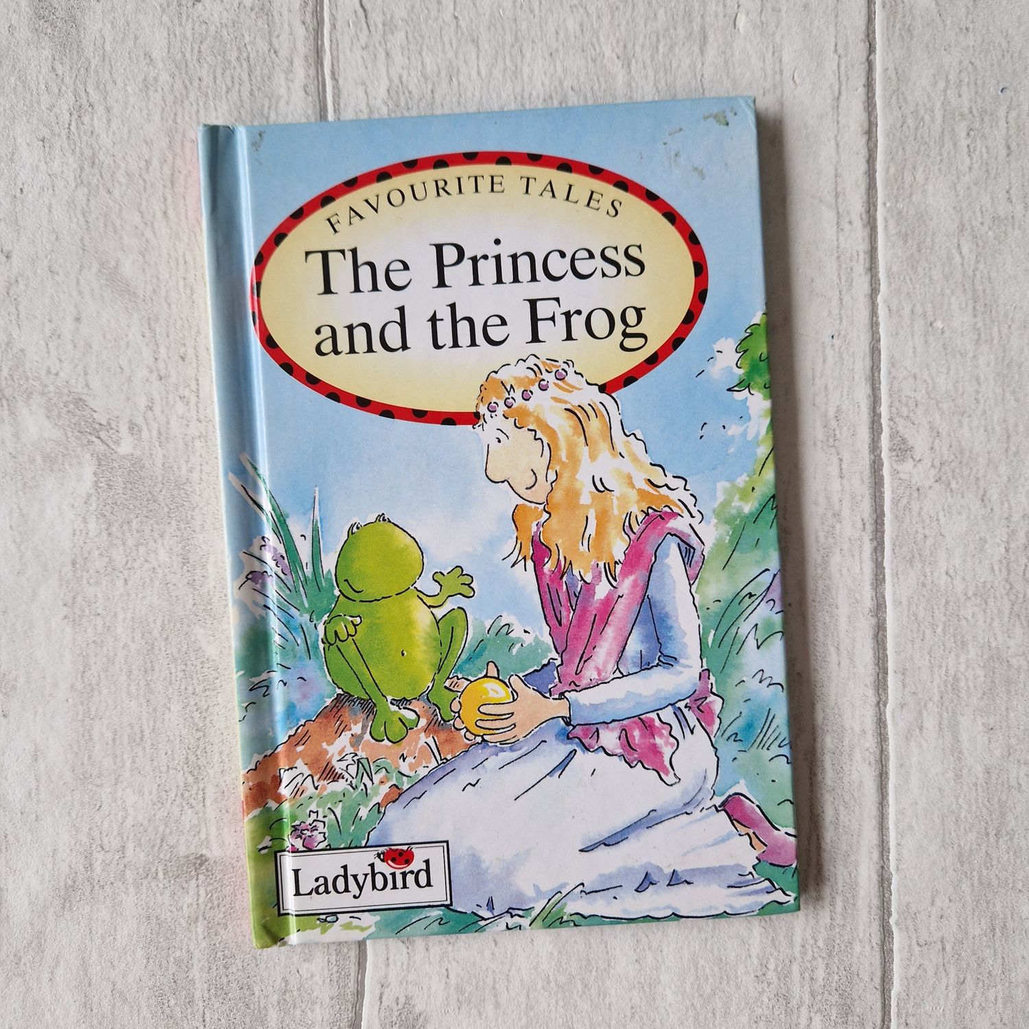 Princess and the Frog made from a Ladybird Book
