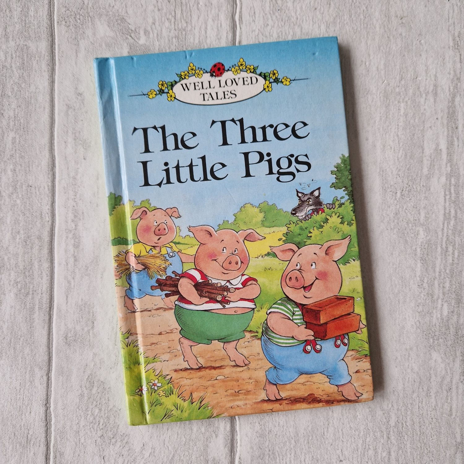 Three Little Pigs made from a Ladybird Book