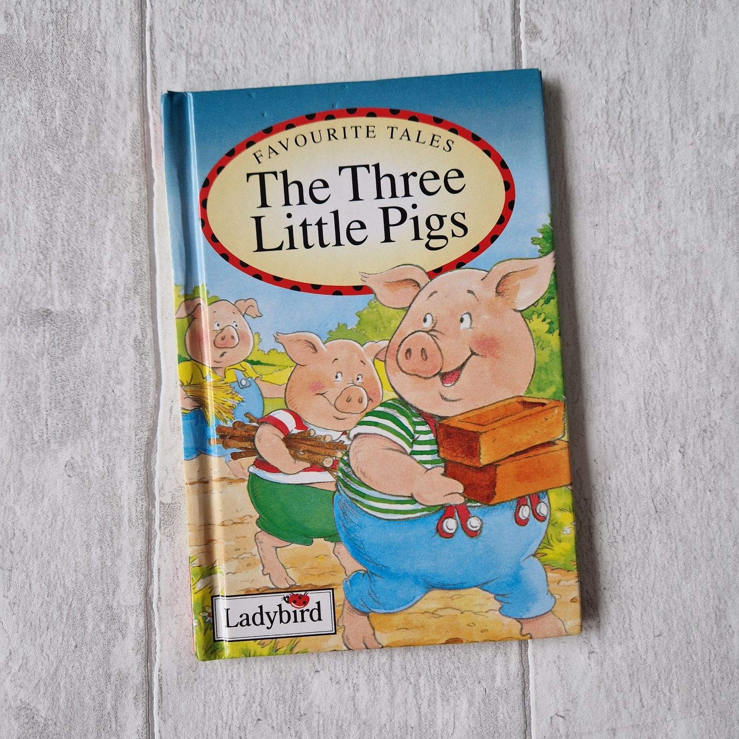 Three Little Pigs made from a Ladybird Book