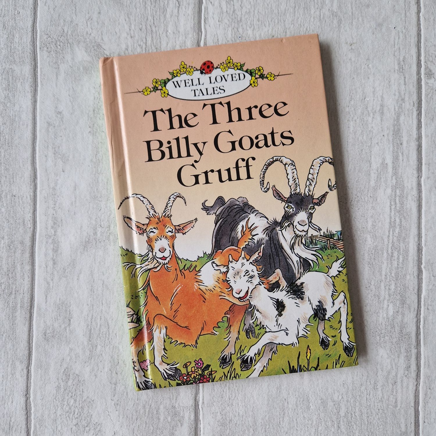 The Three Billy Goat&#39;s Gruff made from a Ladybird Book