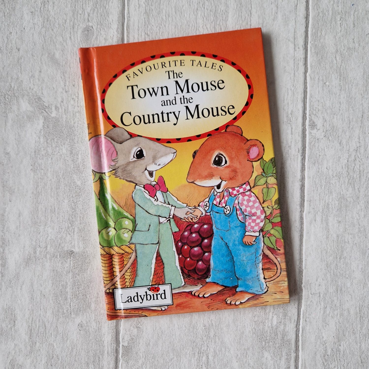 Town Mouse and Country Mouse made from a Ladybird Book