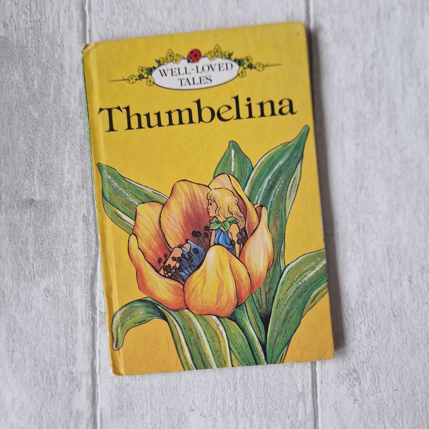 Thumberlina made from a Ladybird Book