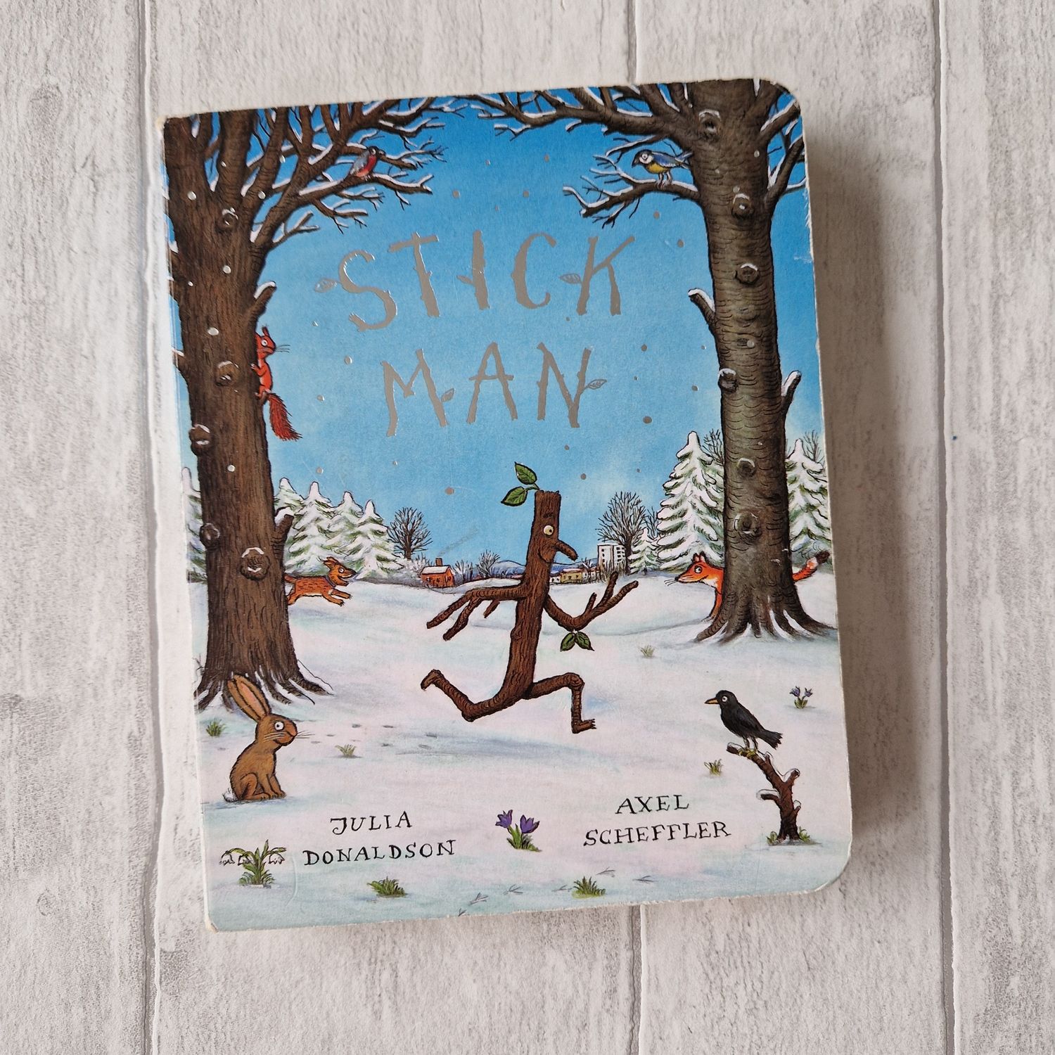 Stick Man- comes with metal Book corners