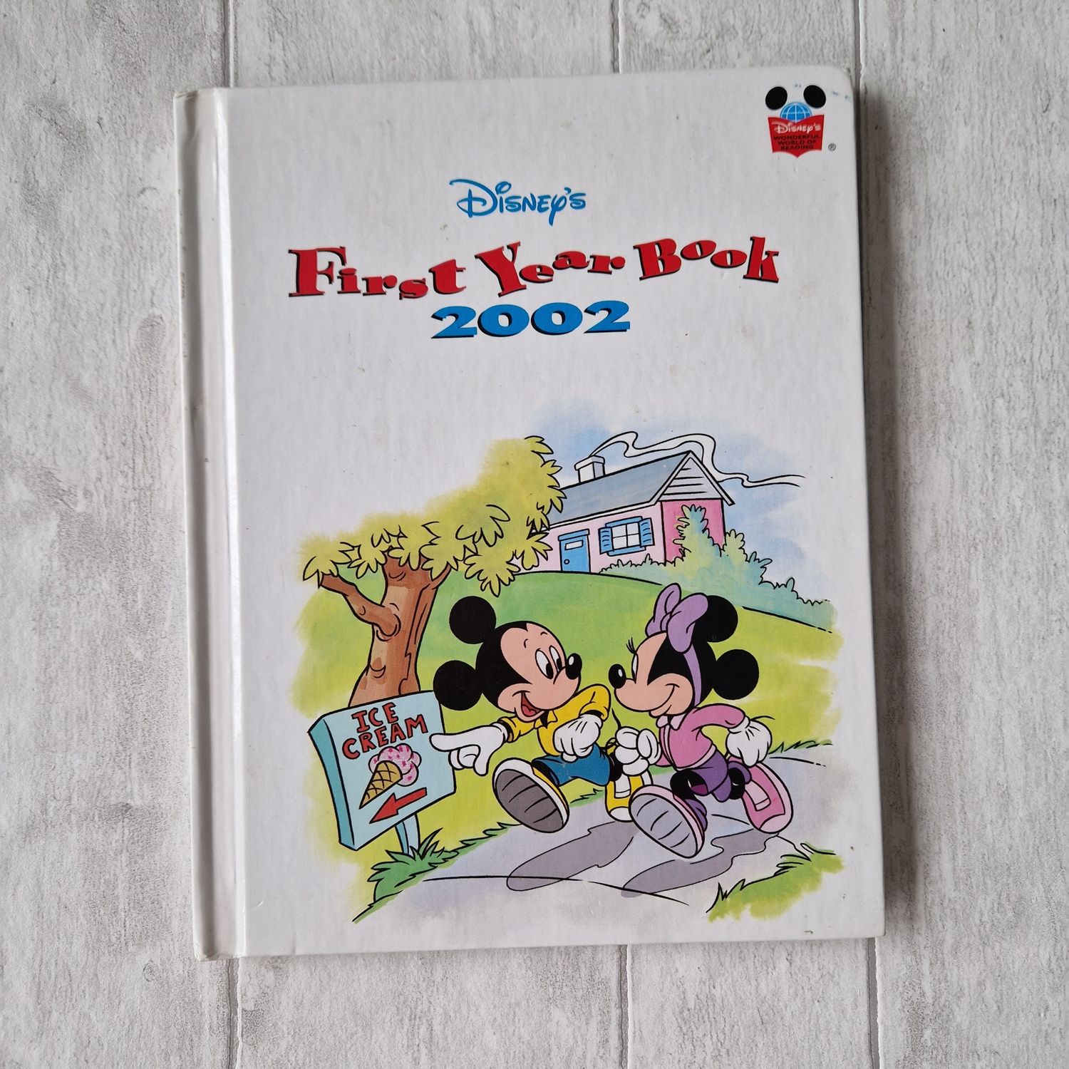 Disney&#39;s First Year Book 2002 Mickey, Minnie Mouse, Ice Cream